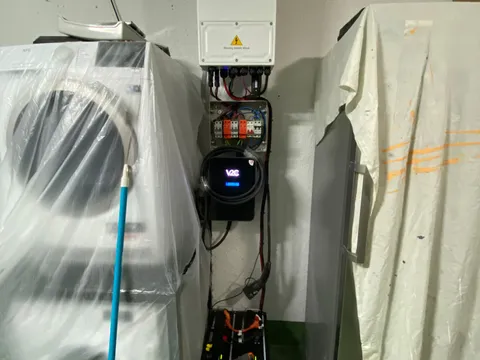 Inversor instalado en una vivienda de Alegría-Dulantzi